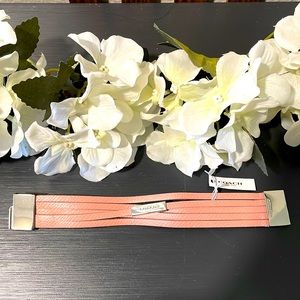 NWT COACH Multi-Strand Leather Bracelet